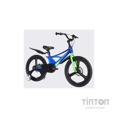 Велосипед Space 20" KID STAR DD рама-11" MG 2026 синій з зеленим (OPS-SK-20-048)
