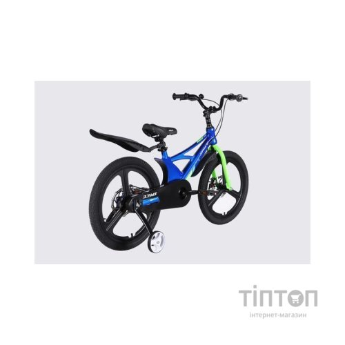 Велосипед Space 20" KID STAR DD рама-11" MG 2026 синій з зеленим (OPS-SK-20-048)