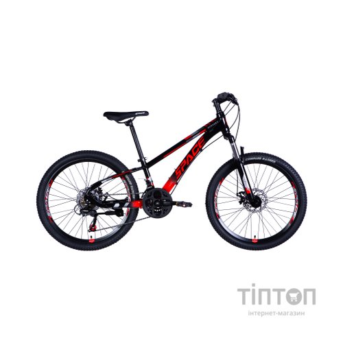 Велосипед Space 24" MERCURY DD FR рама-11" AL 2026 чорно-червоний (OPS-SP-24-065)