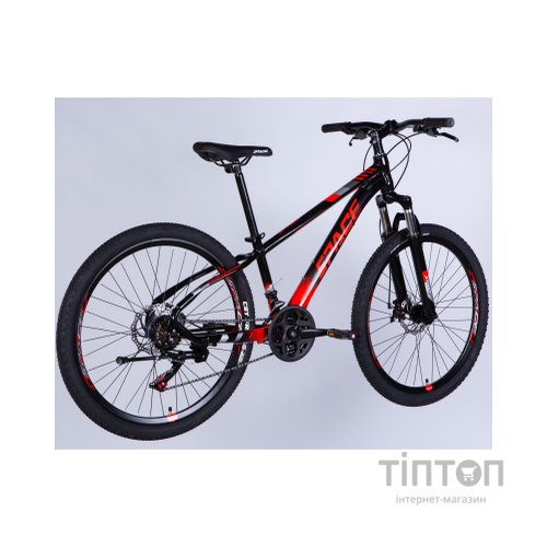 Велосипед Space 24" MERCURY DD FR рама-11" AL 2026 чорно-червоний (OPS-SP-24-065)