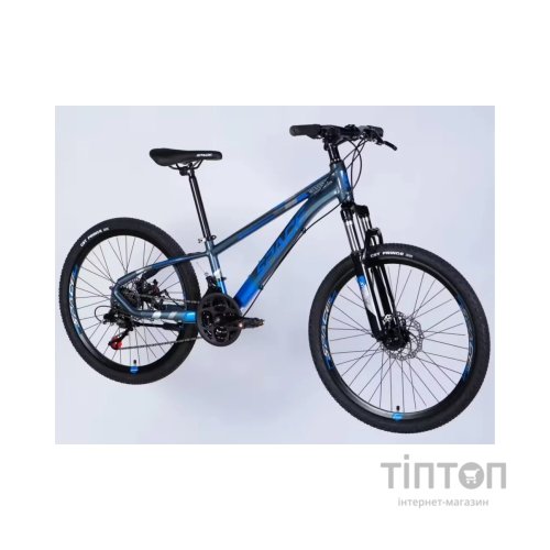 Велосипед Space 24" MERCURY DD FR рама-11" AL 2026 сіро-синій (OPS-SP-24-067)