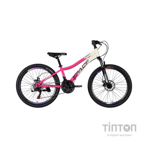 Велосипед Space 26" AURORA DD FR рама-13" ST 2026 біло-рожевий (OPS-SP-26-095)