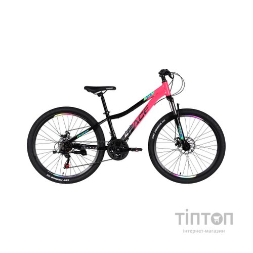 Велосипед Space 26" AURORA DD FR рама-13" ST 2026 рожево-чорний (OPS-SP-26-094)