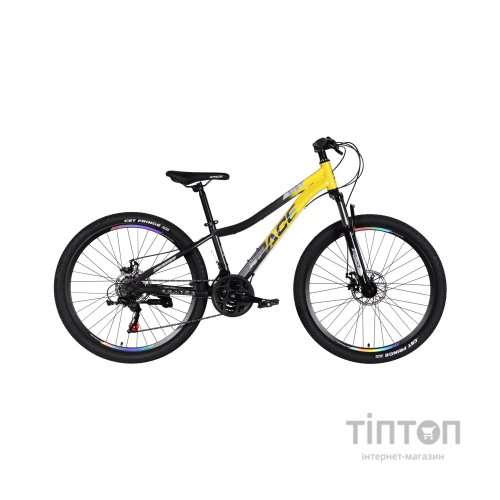 Велосипед Space 26" AURORA DD FR рама-13" ST 2026 жовто-чорний (OPS-SP-26-096)
