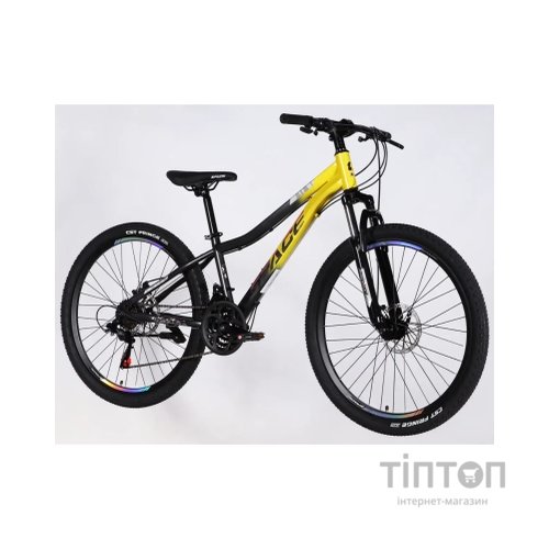 Велосипед Space 26" AURORA DD FR рама-13" ST 2026 жовто-чорний (OPS-SP-26-096)