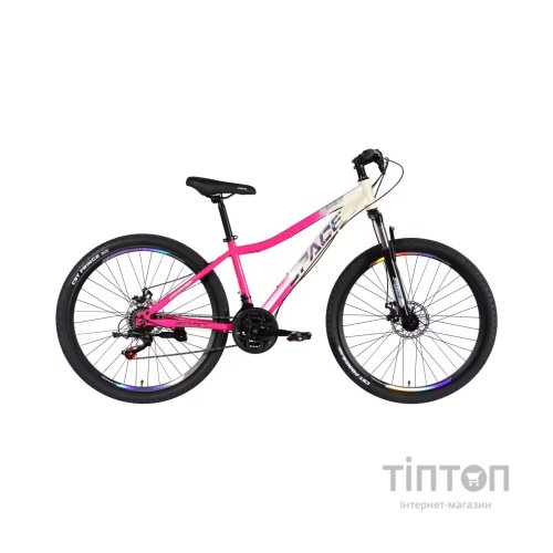 Велосипед Space 27.5" AURORA DD FR рама-15" ST 2026 біло-рожевий (OPS-SP-27.5-092)