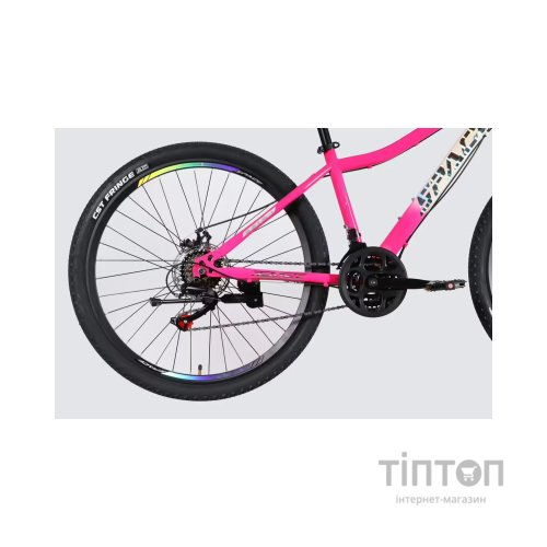 Велосипед Space 27.5" AURORA DD FR рама-15" ST 2026 біло-рожевий (OPS-SP-27.5-092)
