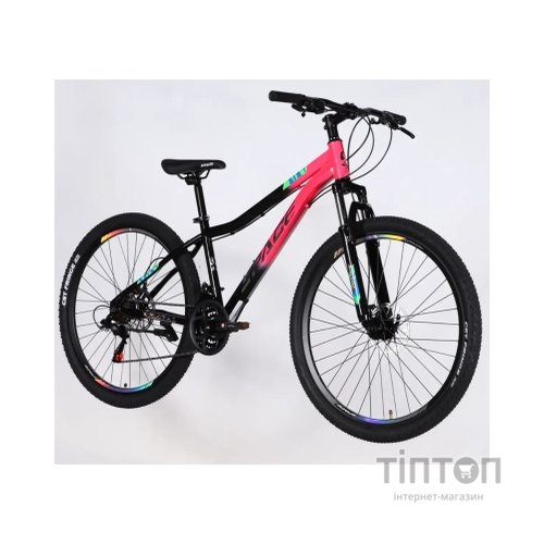 Велосипед Space 27.5" AURORA DD FR рама-15" ST 2026 рожево-чорний (OPS-SP-27.5-091)