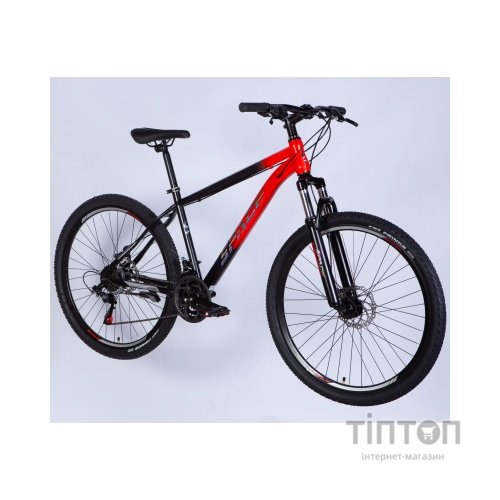 Велосипед Space 27.5" MARS DD FR рама-17" ST 2026 червоно-чорний (OPS-SP-27.5-067)