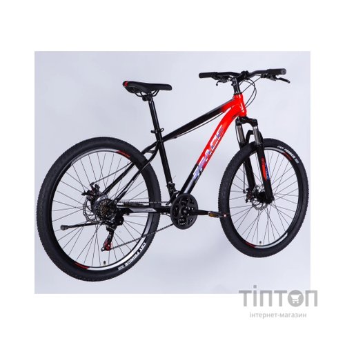 Велосипед Space 27.5" MARS DD FR рама-17" ST 2026 червоно-чорний (OPS-SP-27.5-067)