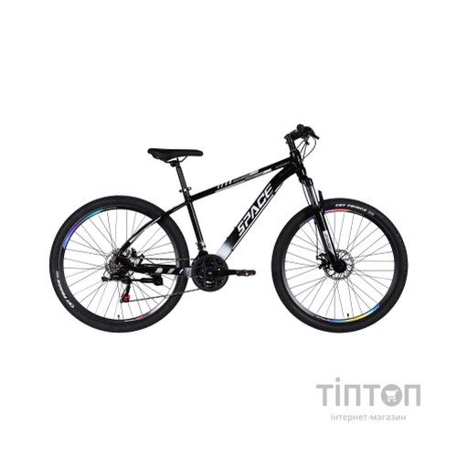 Велосипед Space 27.5" MERCURY DD FR рама-17" AL 2026 чорно-білий (OPS-SP-27.5-075)