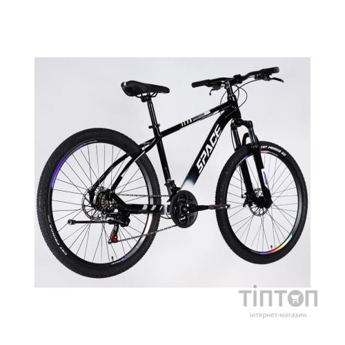 Велосипед Space 27.5" MERCURY DD FR рама-17" AL 2026 чорно-білий (OPS-SP-27.5-075)