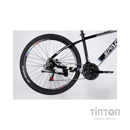 Велосипед Space 27.5" MERCURY DD FR рама-17" AL 2026 чорно-білий (OPS-SP-27.5-075)