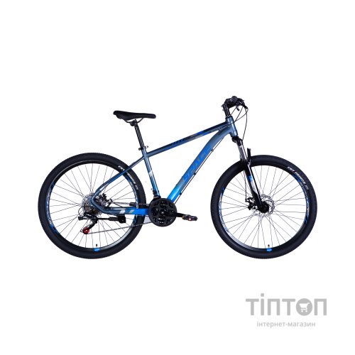 Велосипед Space 27.5" MERCURY DD FR рама-17" AL 2026 сіро-синій (OPS-SP-27.5-078)