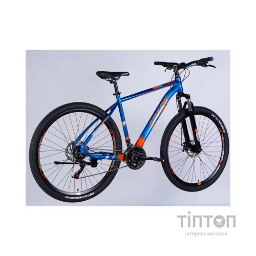 Велосипед Space 27.5" MERCURY DD FR рама-17" AL 2026 синьо-помаранчевий (OPS-SP-27.5-073)