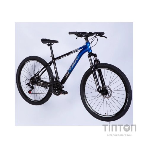Велосипед Space 27.5" PHAETON DD FR рама-17" AL 2026 чорно-синій (OPS-SP-27.5-081)