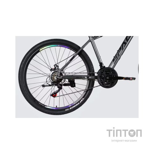 Велосипед Space 27.5" PHAETON DD FR рама-17" AL 2026 графітовий (OPS-SP-27.5-110)