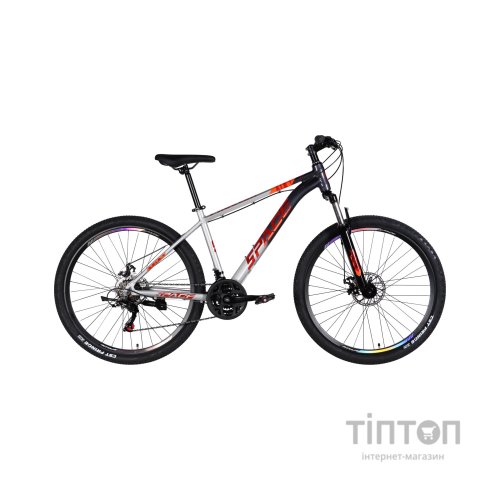 Велосипед Space 27.5" PHAETON DD FR рама-17" AL 2026 сіро-сріблястий (OPS-SP-27.5-082)