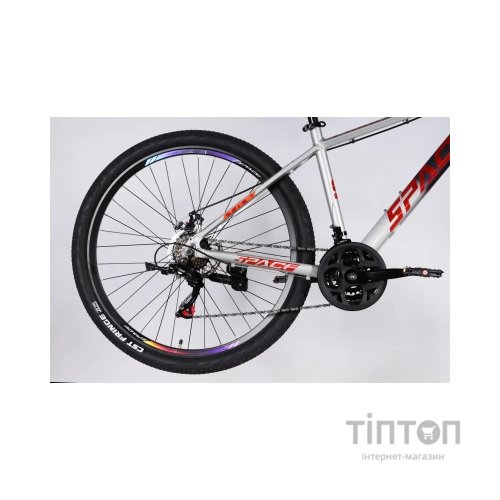 Велосипед Space 27.5" PHAETON DD FR рама-17" AL 2026 сіро-сріблястий (OPS-SP-27.5-082)