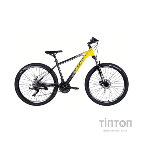 Велосипед Space 27.5" PHAETON DD FR рама-17" AL 2026 сіро-жовтий (OPS-SP-27.5-084)