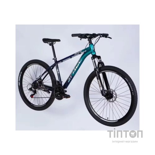 Велосипед Space 27.5" PHAETON DD FR рама-17" AL 2026 синьо-бірюзовий (OPS-SP-27.5-083)