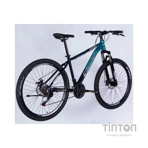 Велосипед Space 27.5" PHAETON DD FR рама-17" AL 2026 синьо-бірюзовий (OPS-SP-27.5-083)
