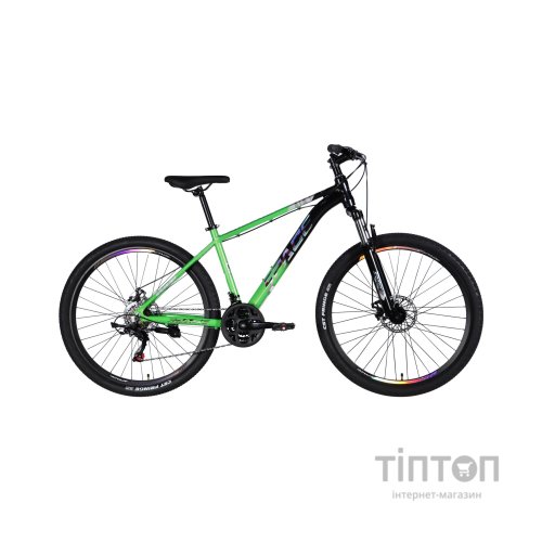 Велосипед Space 27.5" PHAETON DD FR рама-17" AL 2026 зелено-чорний (OPS-SP-27.5-080)