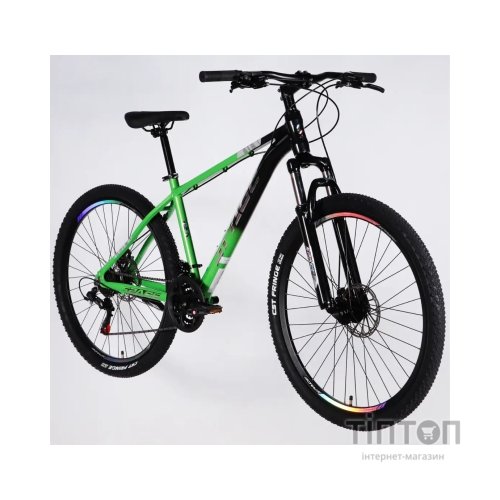 Велосипед Space 27.5" PHAETON DD FR рама-17" AL 2026 зелено-чорний (OPS-SP-27.5-080)