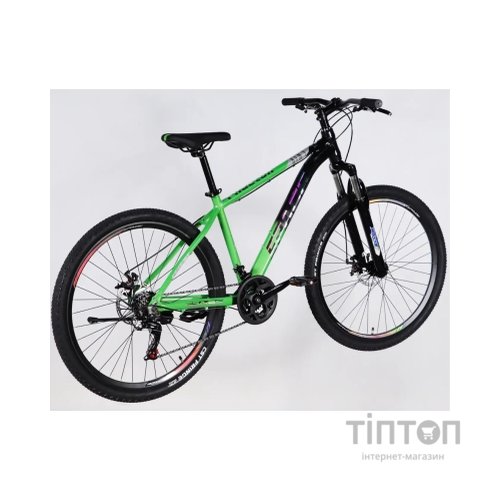 Велосипед Space 27.5" PHAETON DD FR рама-17" AL 2026 зелено-чорний (OPS-SP-27.5-080)