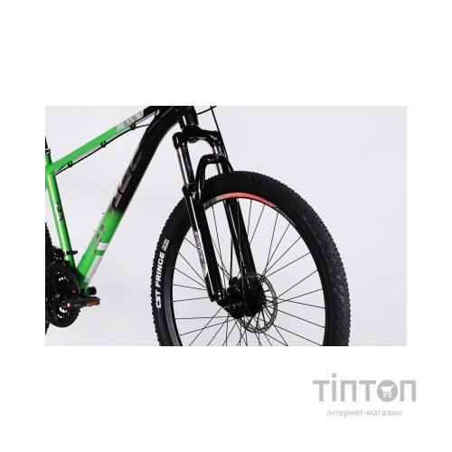 Велосипед Space 27.5" PHAETON DD FR рама-17" AL 2026 зелено-чорний (OPS-SP-27.5-080)