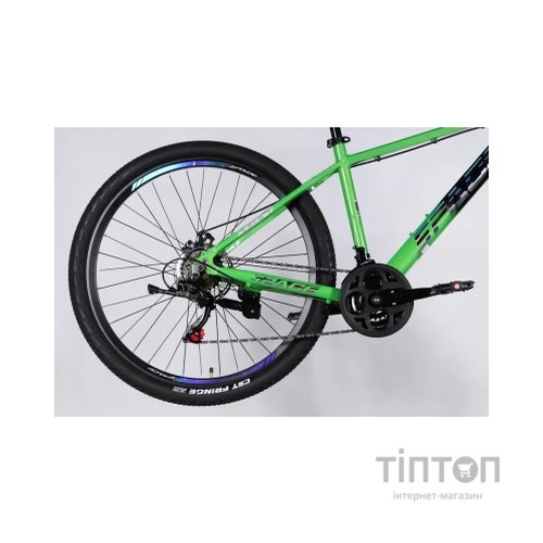 Велосипед Space 27.5" PHAETON DD FR рама-17" AL 2026 зелено-чорний (OPS-SP-27.5-080)