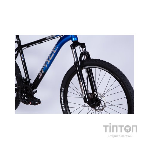 Велосипед Space 27.5" PHAETON DD FR рама-19" AL 2026 чорно-синій (OPS-SP-27.5-087)