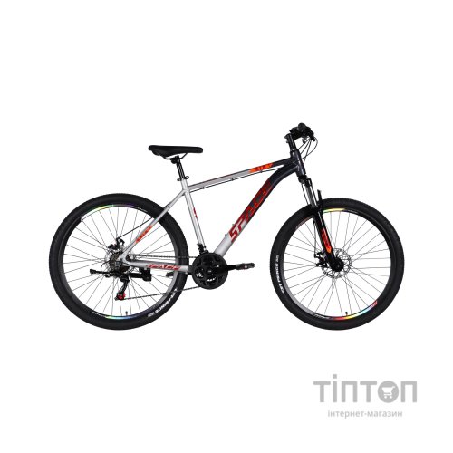 Велосипед Space 27.5" PHAETON DD FR рама-19" AL 2026 сіро-сріблястий (OPS-SP-27.5-088)