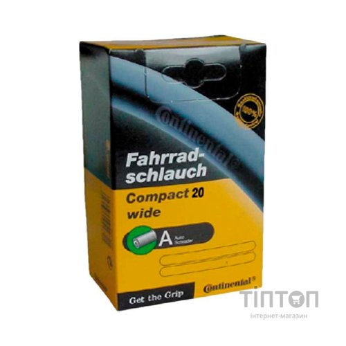 Велосипедна камера Continental Compact 20"x1.9-2.5 wide 50-406 / 62-451 RE AV34mm (181271)