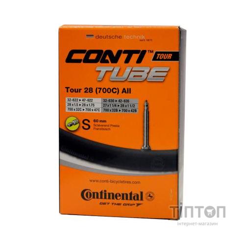 Велосипедна камера Continental Tour 28" All 32-622 / 47-622 PR60mm (182041)