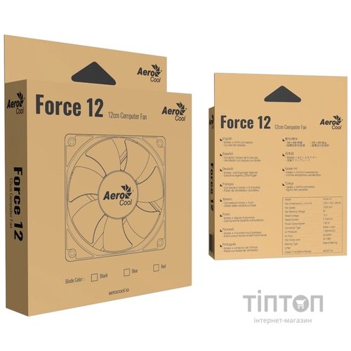 Кулер до корпусу AeroCool Force 12 PWM Black (ACF3-FC01110.11)