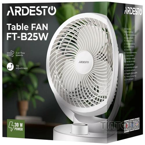 Вентилятор Ardesto FT-B25W