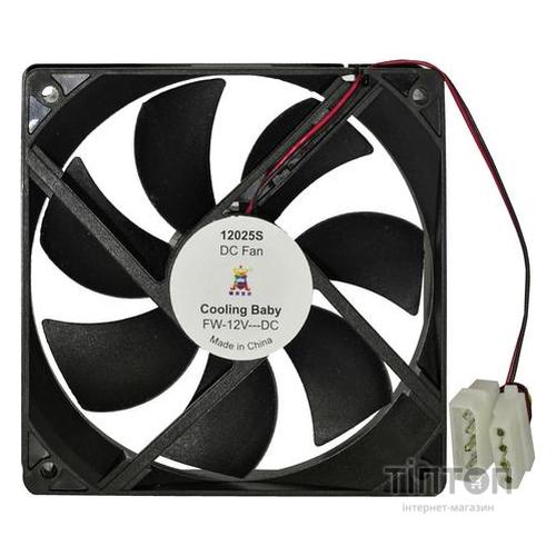 Вентилятор для корпуса Cooling Baby 12025S Black