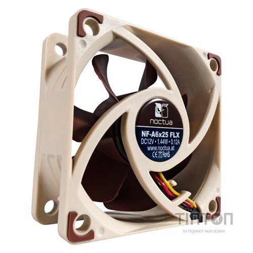 Вентилятор для корпуса Noctua NF-A6x25 FLX PWM Beige