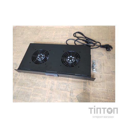 Вентиляторний модуль 2 вент. з термостатом Kingda (KD-301-8)