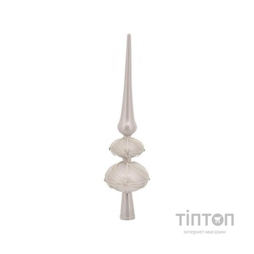 Верхівка на ялинку Jumi Верхівка для ялинки, пластик, білий, 29 см (5900410889958)