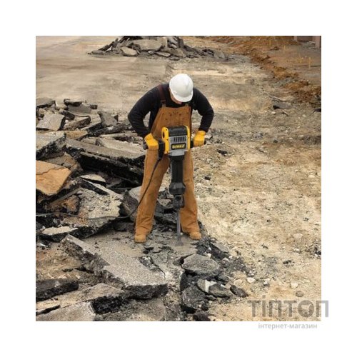 Відбійний молоток DeWALT 2100 Bт, 62 Дж, 960 уд/хв, 31 кг, візок + зубило (D25981K)