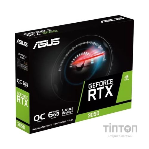 Відеокарта ASUS GeForce RTX3050 6Gb OC LP BRK (RTX3050-O6G-LP-BRK)