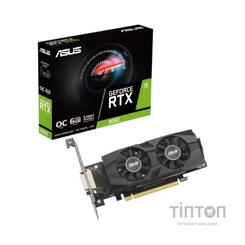 Відеокарта ASUS GeForce RTX3050 6Gb OC LP BRK (RTX3050-O6G-LP-BRK)