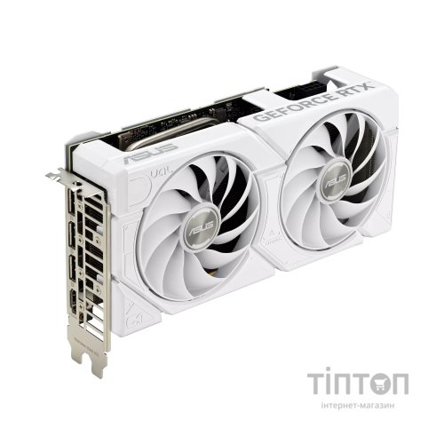 Відеокарта ASUS GeForce RTX4060 8Gb DUAL OC WHITE EVO (DUAL-RTX4060-O8G-EVO-WHITE)