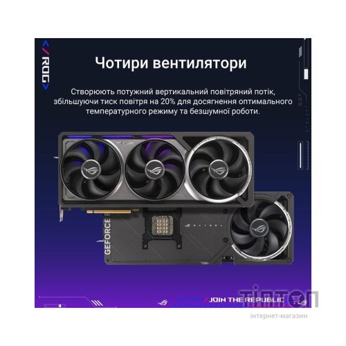 Відеокарта ASUS GeForce RTX5090 32GB ROG ASTRAL OC GAMING (ROG-ASTRAL-RTX5090-O32G-GAMING)