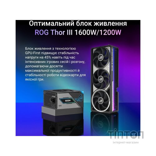 Відеокарта ASUS GeForce RTX5090 32GB ROG ASTRAL OC GAMING (ROG-ASTRAL-RTX5090-O32G-GAMING)