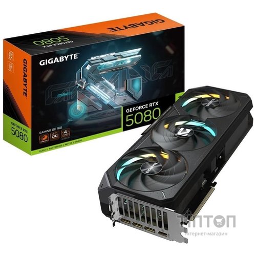 Відеокарта GF RTX 5080 16GB GDDR7 Gaming Gigabyte (GV-N5080GAMING-16GD)