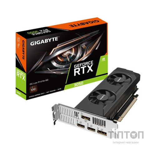 Відеокарта GIGABYTE GeForce RTX3050 6Gb OC LP (GV-N3050OC-6GL)