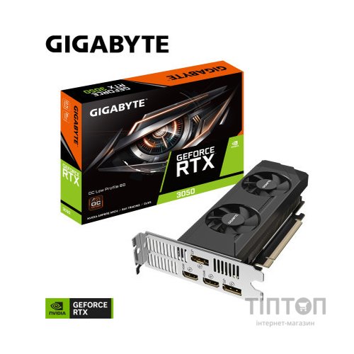 Відеокарта GIGABYTE GeForce RTX3050 6Gb OC LP (GV-N3050OC-6GL)